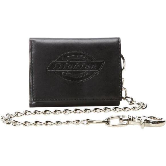 Men's Trifold Wallet with Chain - Picture 7 of 8